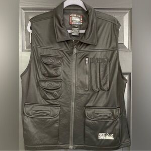 Vintage First Down Utility Vest Circa 90s size medium